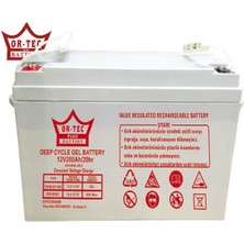 Ortec 12V 100AH Jel Akü