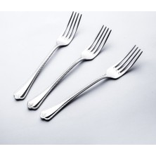 Nehir Fulya 12 Adet Saten Tatlı Çatal 1 Düzine