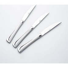 Nehir Maksi Saten 12'li Yemek Bıçak Takımı