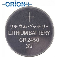 Orion CR2450 3V Lithium Pil / 5'li Kart