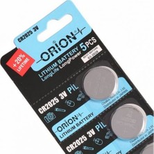 Orion CR2025 3V Lithium Pil / 5'li Kart