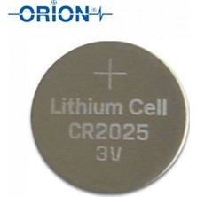 Orion CR2025 3V Lithium Pil / 5'li Kart