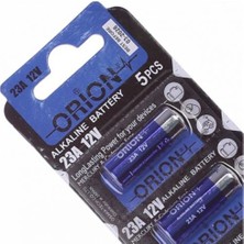Orion Alkalin 23A 12V Pil / 5'li Kart