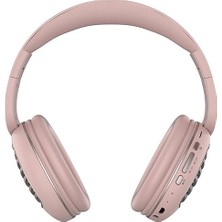 Snopy SN-BT55 Dıamond Tf Kart Özellikli Bluetooth Kulaklık - Pembe