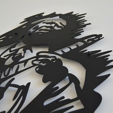 Trigou Guitarist B.b. King Metal Tablo