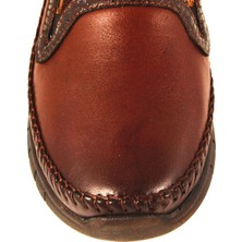 Forelli 29423 Kadın Taba Deri Comfort Ayakkabı