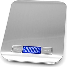 Gomax Çelik Mutfak Terazisi - Dijital Tartı 5 kg / 1 gr