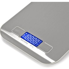 Gomax Çelik Mutfak Terazisi - Dijital Tartı 5 kg / 1 gr