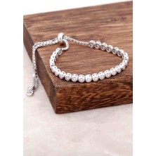 Sümer Telkari Su Yolu Rodyumlu Gümüş Bileklik 1510