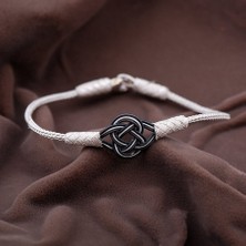 Sümer Telkari Kazaziye El Sarması Gümüş Bileklik 2087