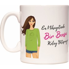 Nihayetinde Bir x Kolay Yetişmiyor Kişiye Isme Özel Kupa Bardak