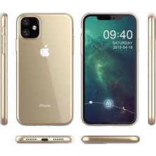 Efsunkar Apple iPhone 11 İnce Şeffaf Kılıf Şeffaf