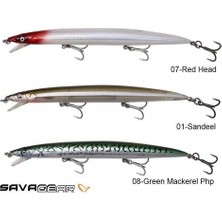 Savage gear  MAG Sandeel Jerk minnow 210 44g SP Suni Yem 07-Red Head