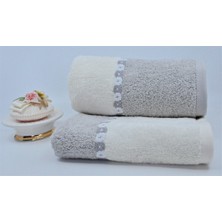 Nazik Pretty Hediye Set Gri 50 x 90 cm