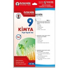Özdebir Yayınları 9. Sınıf Kimya Poşet Yaprak Test