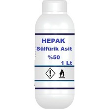 Hepak Sülfürik Asit %50 1 l