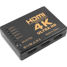 S-Link SL-HSW4K55 HDMI 5 to1 Swıtch 4K x 2K LR +Adaptör