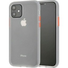 Tekno Gurup Benks Apple iPhone 11 Kılıf Mat Sert Korumalı Tank Silikon Kılıf - Beyaz + Nano Ekran Koruyucu