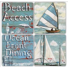 Oscar Stone Doğaltaş Bardak Altlığı  4'lü Set 10 x 10 cm