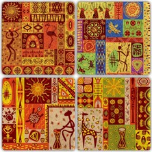 Oscar Stone Doğaltaş Bardak Altlığı  4'lü Set 10 x 10 cm