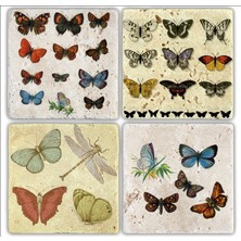 Oscar Stone Doğaltaş Bardak Altlığı - 4'lü Set 10 x 10 cm