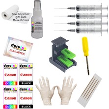 Duruink Canon Pg 545 Cl 546 Kartuş Mürekkep Dolum Seti 4x100 ml Renkli