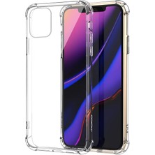 Case Street Apple iPhone 11 Pro Kılıf AntiShock Ultra Koruma + Nano Glass Şeffaf