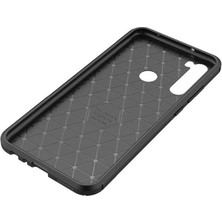 Case Street Xiaomi Redmi Note 8 Kılıf Negro Karbon Dizayn Silikon Siyah