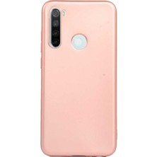 Case Street Xiaomi Redmi Note 8 Kılıf Premier Silikon Esnek Koruma + Nano Glass Bronz