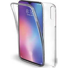 Gpack Xiaomi Mi 9 SE Kılıf Ön Arka Şeffaf Silikon Koruma Şeffaf