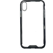 Eretna Apple iPhone XS Max AntiDrop Zırh Kenar Silikon Kılıf - Siyah