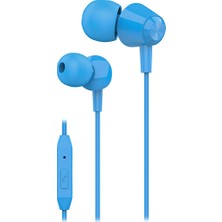 S-link SL-KU160 Mobil Uyumlu Mavi Kulak İçi Mikrofonlu Kulaklık