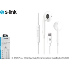 S-link SL-BTL01 iPhone Uyumlu Lightning Beyaz Kulaklık