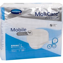 Molicare Prem. Mobile 6 Damla L -Külot Bez Mavi