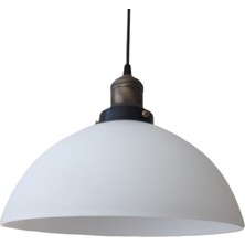 Mylight Opal Tekli Mat Bakır Askı Avize 28 cm