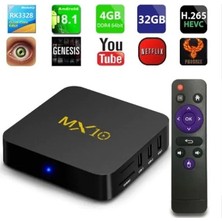 PaLeOn MX10 Andriod 8.1 TV BOX 4GB RAM 32GB Hafıza