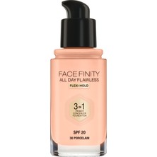 Max Factor Facefınıty All Day Flawless Flexı-Hold 3 In 1 Kalıcı Fondöten 30 Porcelaın