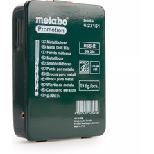 Metabo 6.27151 19 Parça Hss Metal Matkap Uç Seti