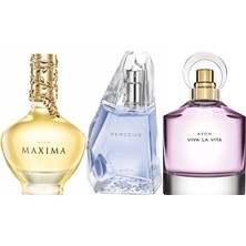 Avon Maxıma+Perceive+Viva La Vita Edp 3lü Kadın Set