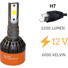 Space Led Far Ampulü Beyaz 28W 12V 3200LM H7 / LAAM90