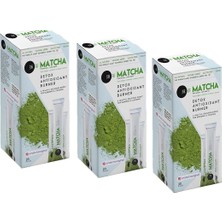 Matcha Maça Çayı Premium 20 Poşet x 3 Kutu - 30 Günlük