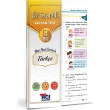 Açı Yayınları 5. Sınıf Türkçe Çek Kopart Yaprak Test