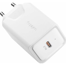 Spigen SteadiBoost 27W Hızlı Şarj Cihazı USB-C PD 3.0 (Power Delivery) iPhone Şarj Adaptörü F210 - 000CA26477
