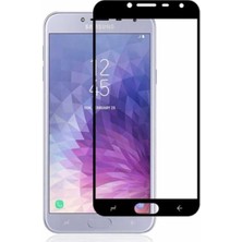 Syronix Samsung Galaxy J4 2018 Tam Kaplayan 7D Nano Ekran Koruyucu Siyah