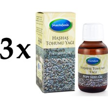 3'lü Mecitefendi Haşhaş Yağı 3 x 50 ml