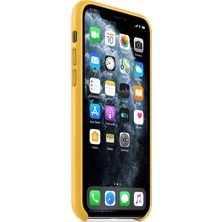 Apple iPhone 11 Pro Deri Kılıf Limon - MWYA2ZM/A