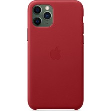 Apple iPhone 11 Pro Deri Kılıf Product Red - MWYF2ZM/A