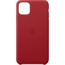 Apple iPhone 11 Pro Max Deri Kılıf Product Red - MX0F2ZM/A