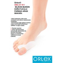 Orlex Orx-Ay 911 SİLİKON Bunion Koruyuculu parmak Arası Makara