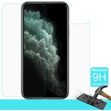 Microsonic Apple iPhone 11 Pro Ön + Arka Temperli Cam Koruyucu - Şeffaf